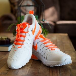 Nike Fingertrap Max White/Orange Running Shoe